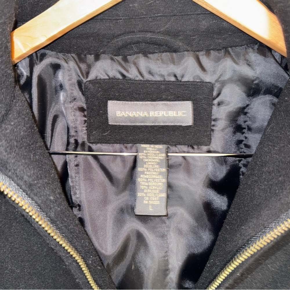 Banana Republic Wool Black Jacket - Picture 3 of 4